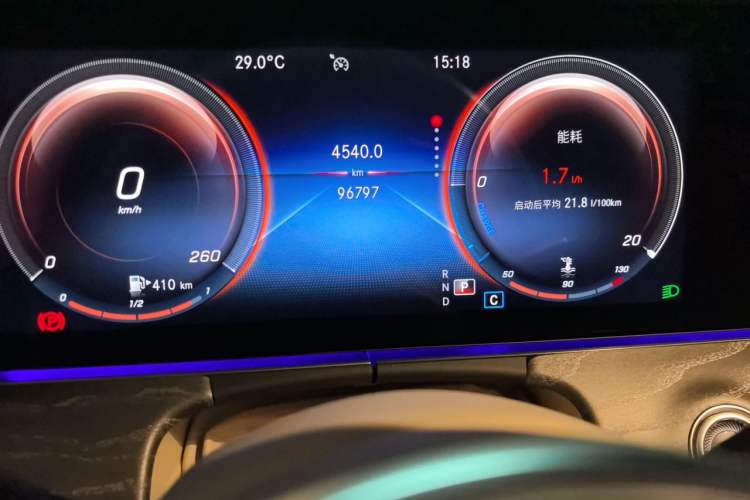 Used Mercedes-Benz CLS 2021 Refreshed CLS 300 Dynamic Edition Odometer Close Up