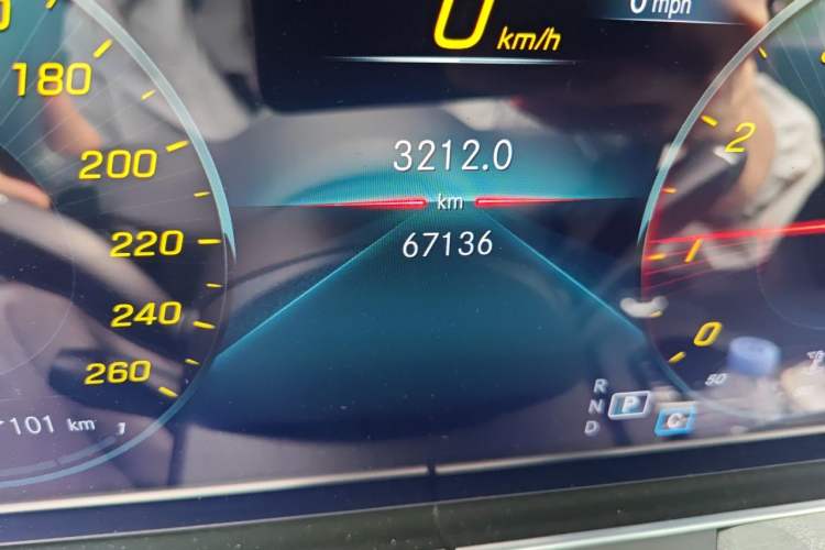 Used Mercedes-Benz CLS 2021 CLS 300 Sport Edition Odometer Close Up