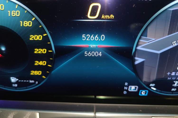 Used Mercedes-Benz CLS 2021 CLS 300 Sport Edition Odometer Close Up
