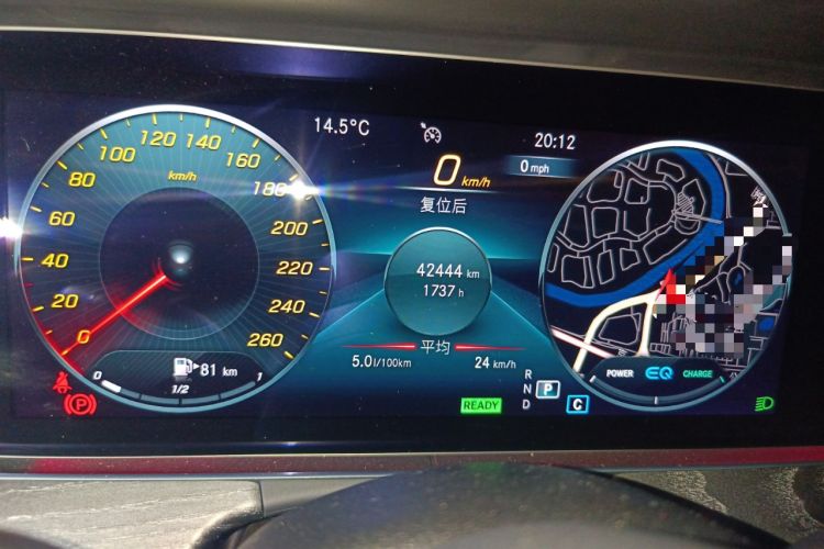 Used Mercedes-Benz CLS 2021 CLS 260 Odometer Close Up