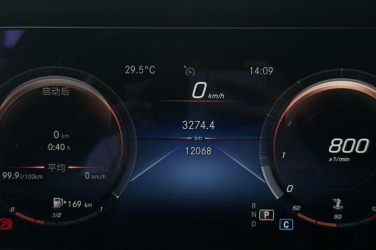 Used Mercedes-Benz CLS 2021 Refreshed CLS 300 Dynamic Edition Odometer Close Up