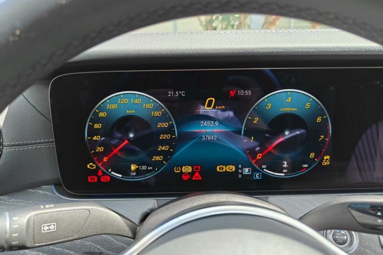 Used Mercedes-Benz CLS 2021 CLS 300 Sport Edition Odometer Close Up