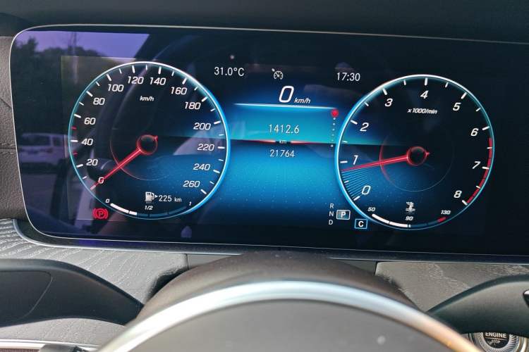 Used Mercedes-Benz CLS 2021 CLS 300 Sport Edition Odometer Close Up