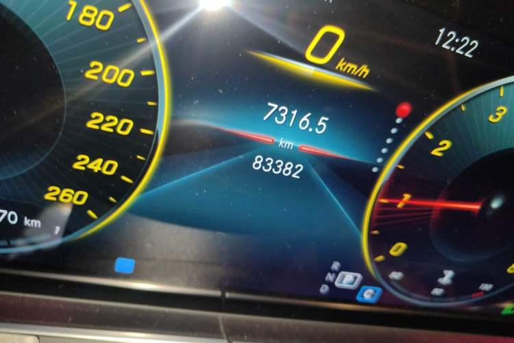 Used Mercedes-Benz CLS 2022 CLS 300 Sport Edition Odometer Close Up