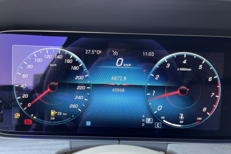 Used Mercedes-Benz CLS 2022 CLS 300 Sport Edition Odometer Close Up