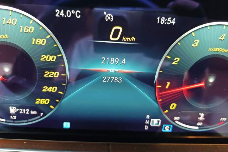 Used Mercedes-Benz CLS 2022 CLS 300 Sport Edition Odometer Close Up