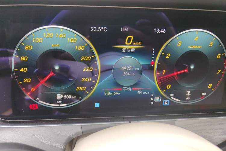 Used Mercedes-Benz CLS 2022 CLS 300 Sport Edition Odometer Close Up
