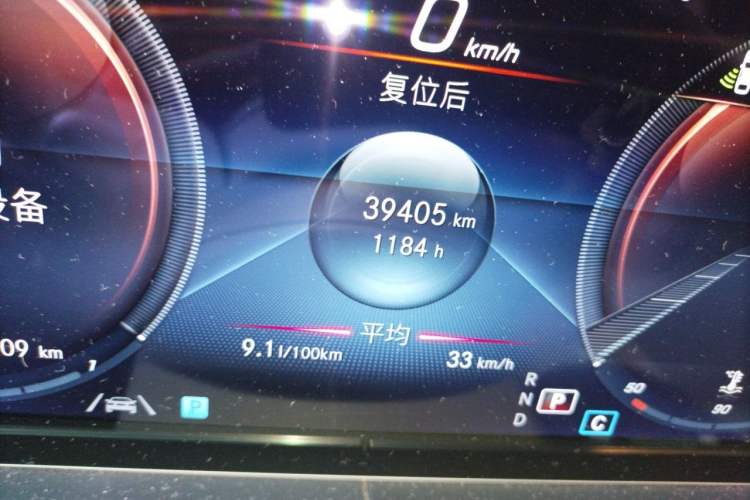 Used Mercedes-Benz CLS 2022 CLS 300 Luxury Model Odometer Close Up