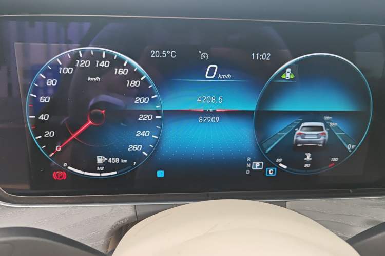 Used Mercedes-Benz CLS 2022 CLS 300 Sport Edition Odometer Close Up