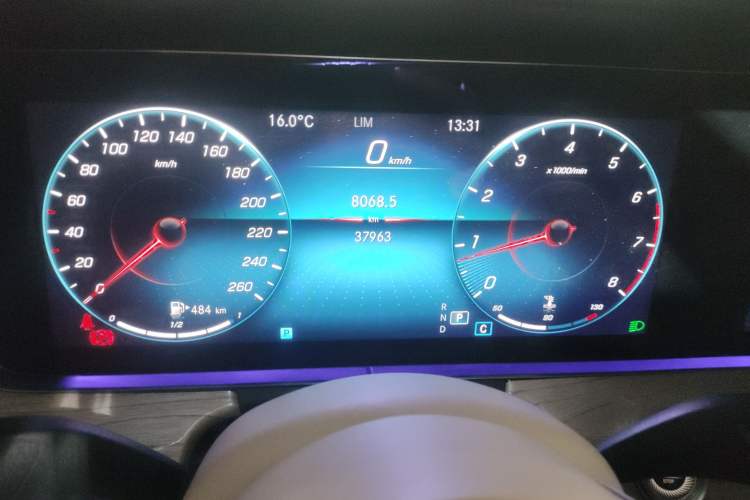 Used Mercedes-Benz CLS 2022 CLS 300 Sport Edition Odometer Close Up