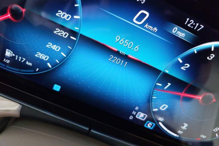 Used Mercedes-Benz CLS 2022 CLS 300 Sport Edition Odometer Close Up