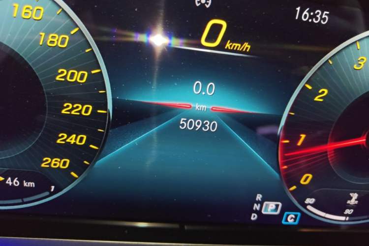 Used Mercedes-Benz CLS 2022 CLS 300 Sport Edition Odometer Close Up