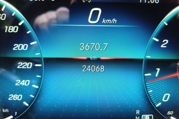 Used Mercedes-Benz CLS 2022 CLS 300 Sport Edition Odometer Close Up