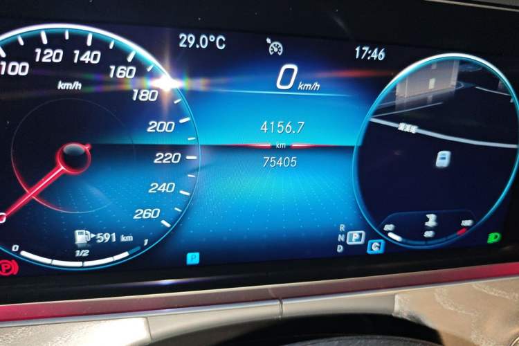 Used Mercedes-Benz CLS 2022 CLS 260 Odometer Close Up