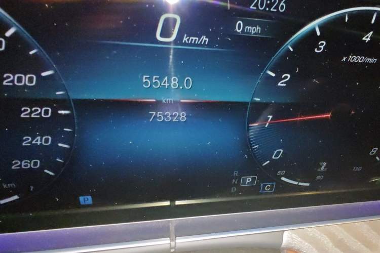 Used Mercedes-Benz CLS 2022 CLS 260 Odometer Close Up