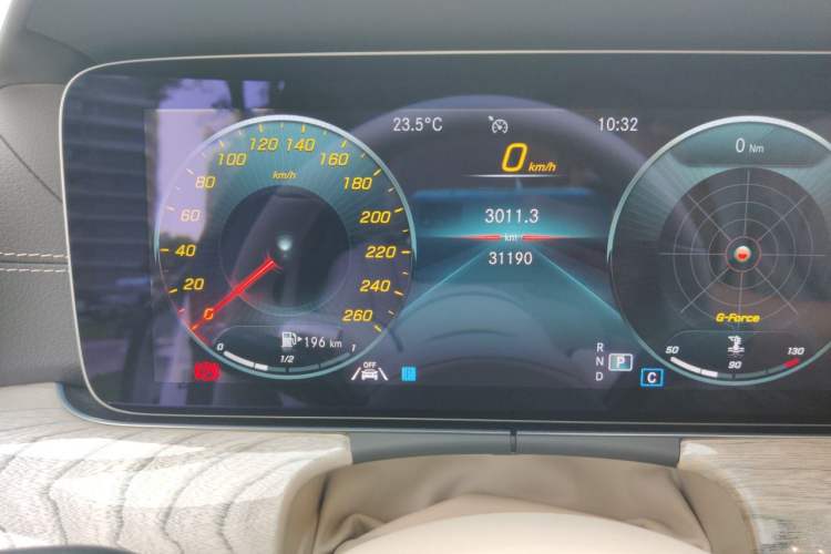 Used Mercedes-Benz CLS 2022 CLS 300 Luxury Model Odometer Close Up