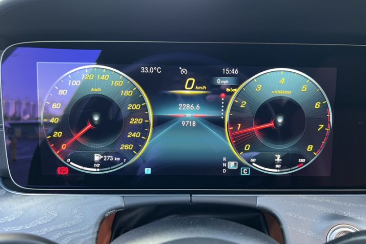 Used Mercedes-Benz CLS 2023 Refreshed CLS 300 Dynamic Edition Odometer Close Up
