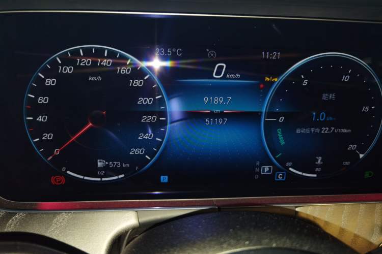 Used Mercedes-Benz CLS 2023 CLS 300 Sporty Edition Odometer Close Up