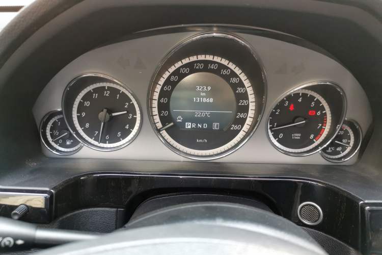 Used Mercedes-Benz E-Class 2011 E 260 L CGI Fashion Model Odometer Close Up