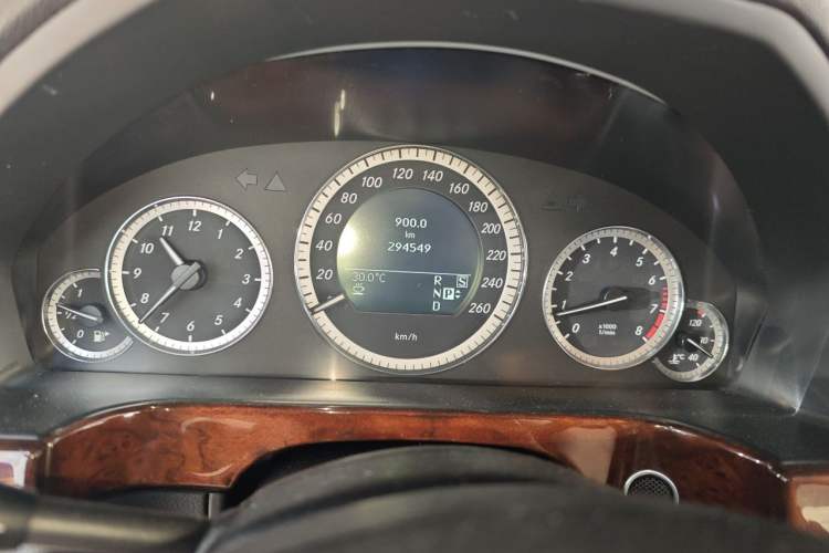 Used Mercedes-Benz E-Class 2011 E 300 L Elegant Model Odometer Close Up