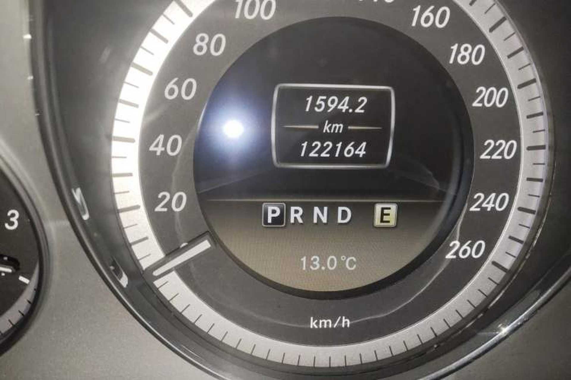 Used Mercedes-Benz E-Class 2011 E 260 CGI Convertible Edition Odometer Close Up