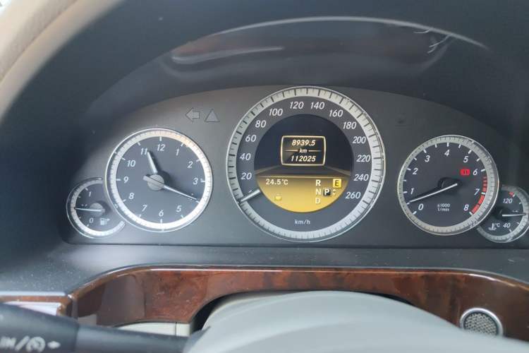 Used Mercedes-Benz E-Class 2012 E 300 L Elegant Model Odometer Close Up