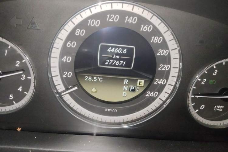Used Mercedes-Benz E-Class 2012 E 300 L Elegant Model Odometer Close Up