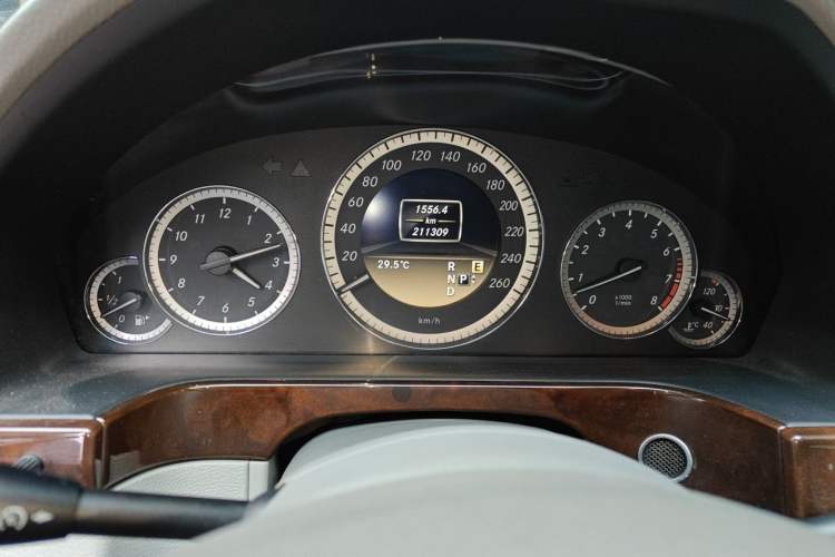 Used Mercedes-Benz E-Class 2012 E 300 L Elegant Model Odometer Close Up