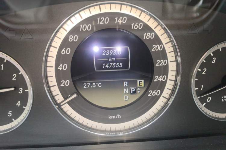 Used Mercedes-Benz E-Class 2012 E 300 L Elegant Model Odometer Close Up