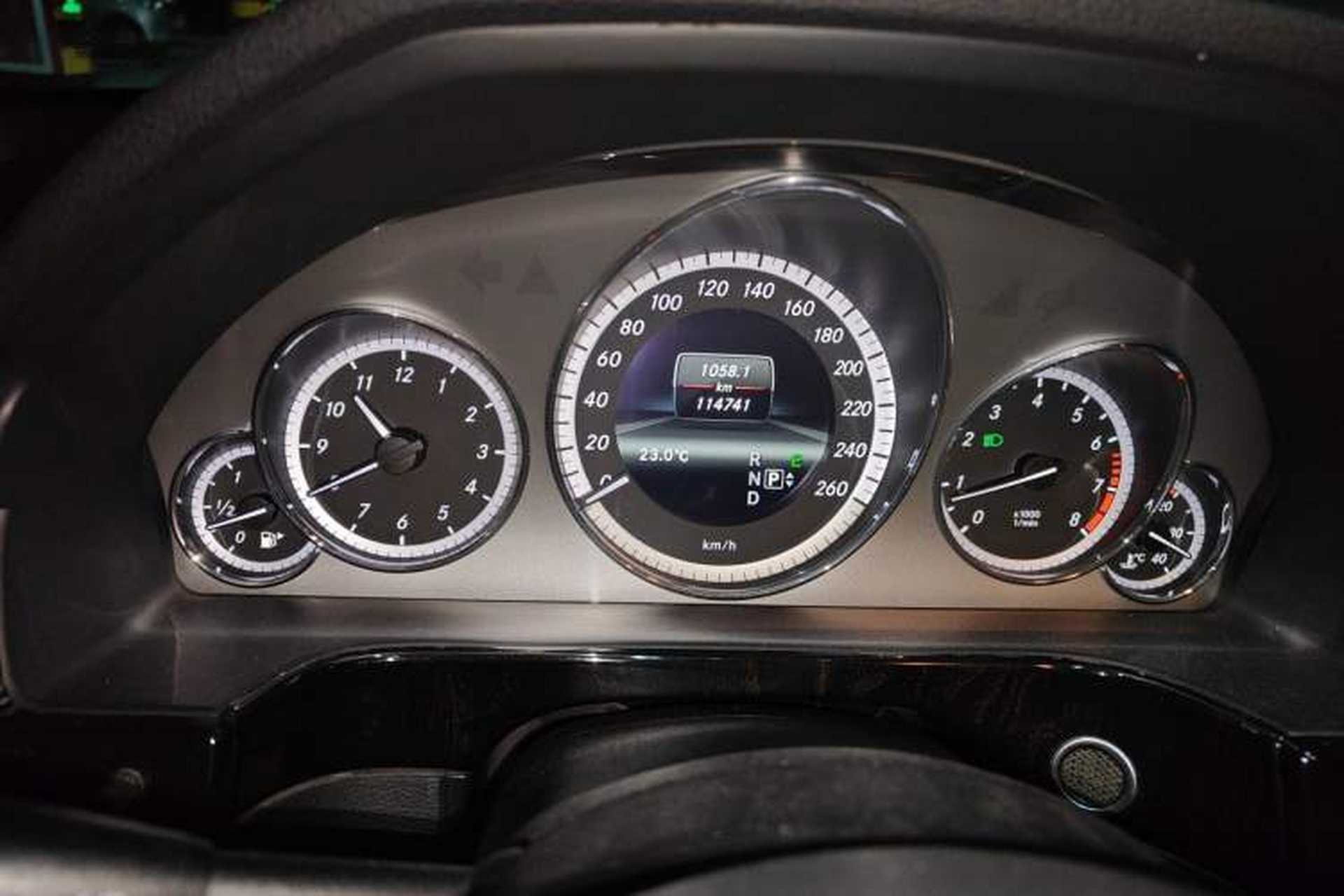Used Mercedes-Benz E-Class 2013 E 260 L CGI Stylish Model Odometer Close Up