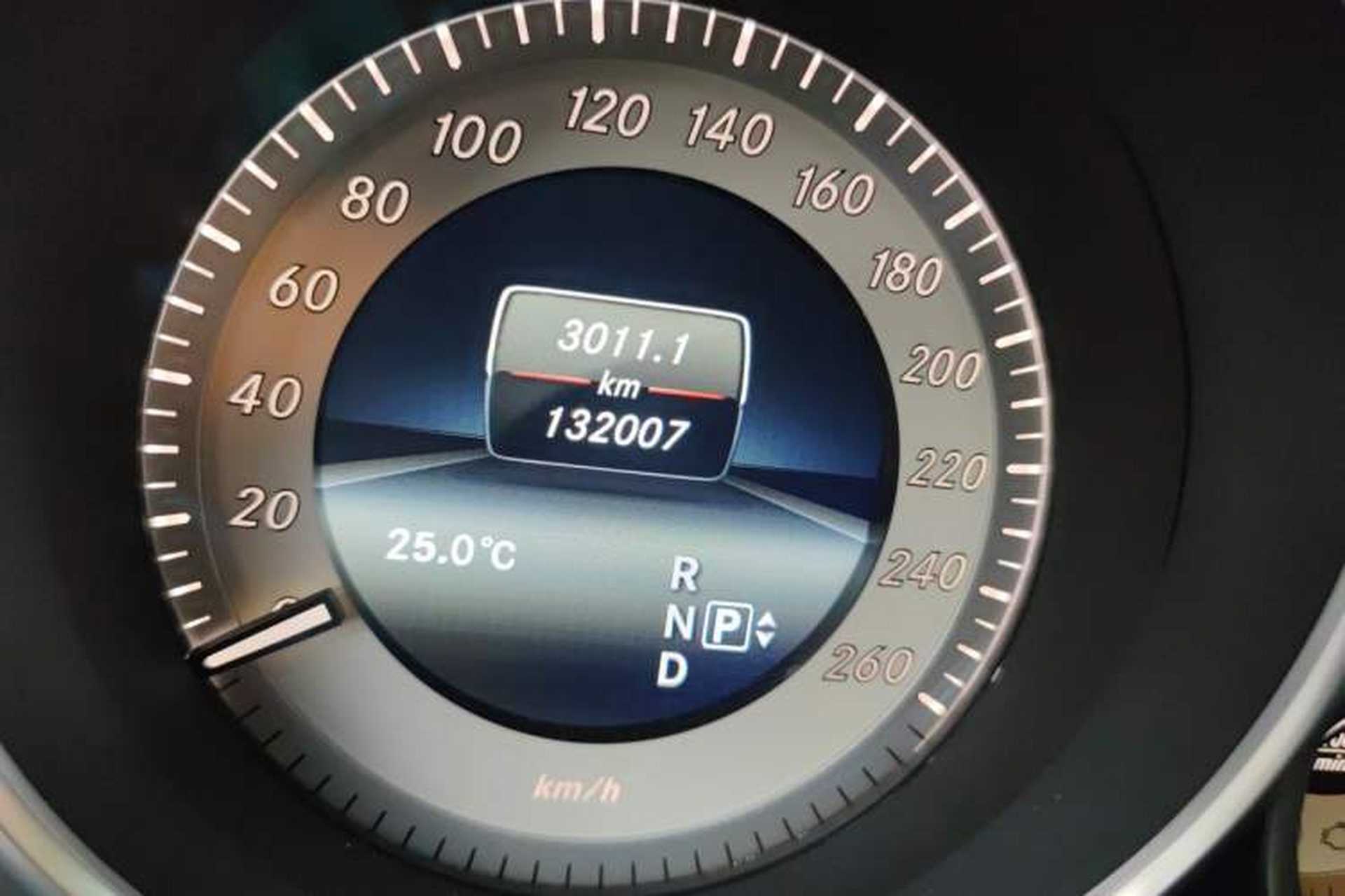 Used Mercedes-Benz E-Class 2014 Restyled E 260 L Sport Edition Odometer Close Up