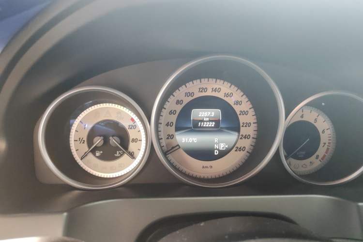 Used Mercedes-Benz E-Class 2014 E 200 Coupe Odometer Close Up