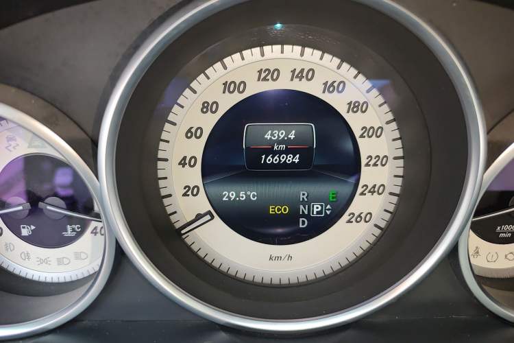 Used Mercedes-Benz E-Class 2015 E 260 L Sport & Fashion Model Odometer Close Up