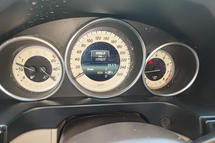 Used Mercedes-Benz E-Class 2015 Restyled E 260 L Sport Edition Odometer Close Up