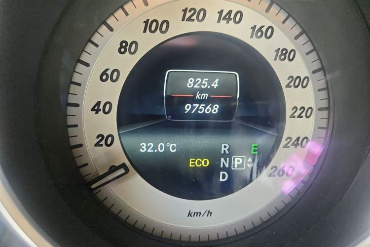Used Mercedes-Benz E-Class 2015 E 260 L Sport & Fashion Model Odometer Close Up
