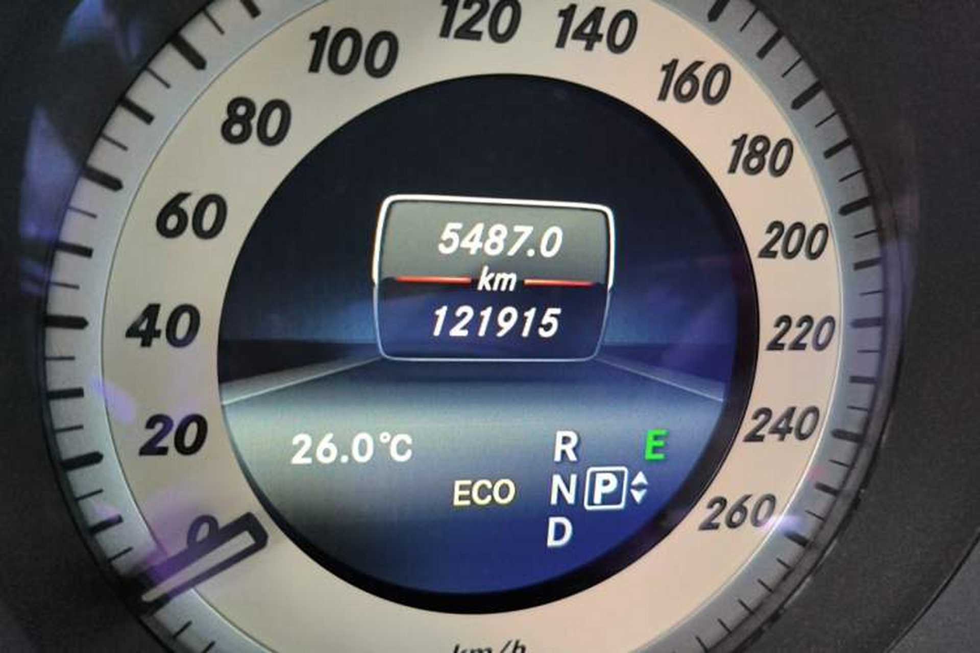 Used Mercedes-Benz E-Class 2015 Restyled E 260 L Sport Edition Odometer Close Up