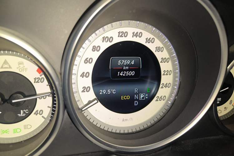 Used Mercedes-Benz E-Class 2015 Restyled E 260 L Sport Edition Odometer Close Up