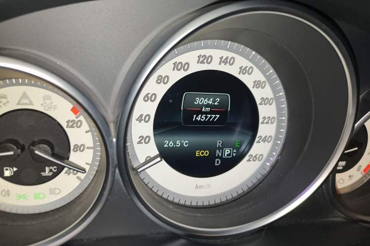 Used Mercedes-Benz E-Class 2015 Restyled E 260 L Sport Edition Odometer Close Up