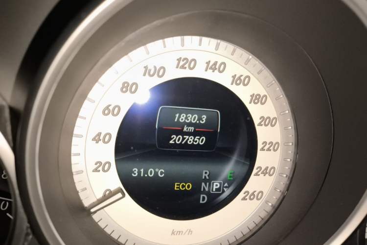 Used Mercedes-Benz E-Class 2015 Restyled E 260 L Sport Edition Odometer Close Up