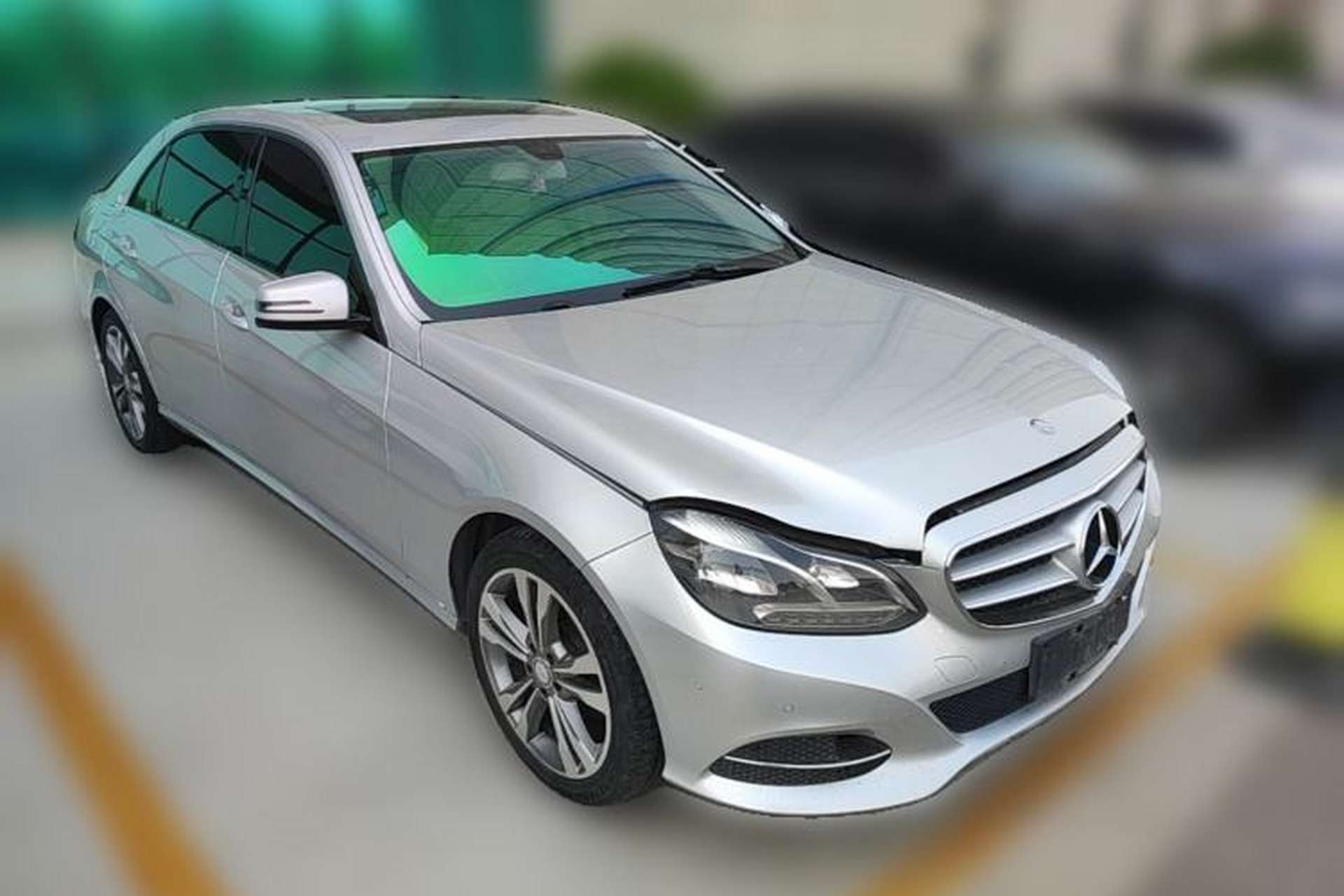 Used Mercedes-Benz E-Class 2015 E 180 L Sport Edition Front Right 45 Deg