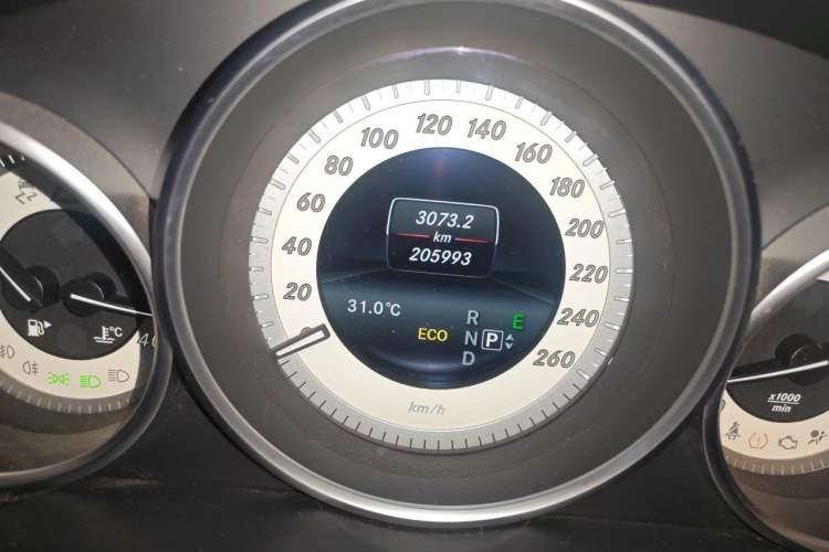 Used Mercedes-Benz E-Class 2015 Restyled E 260 L Sport Edition Odometer Close Up