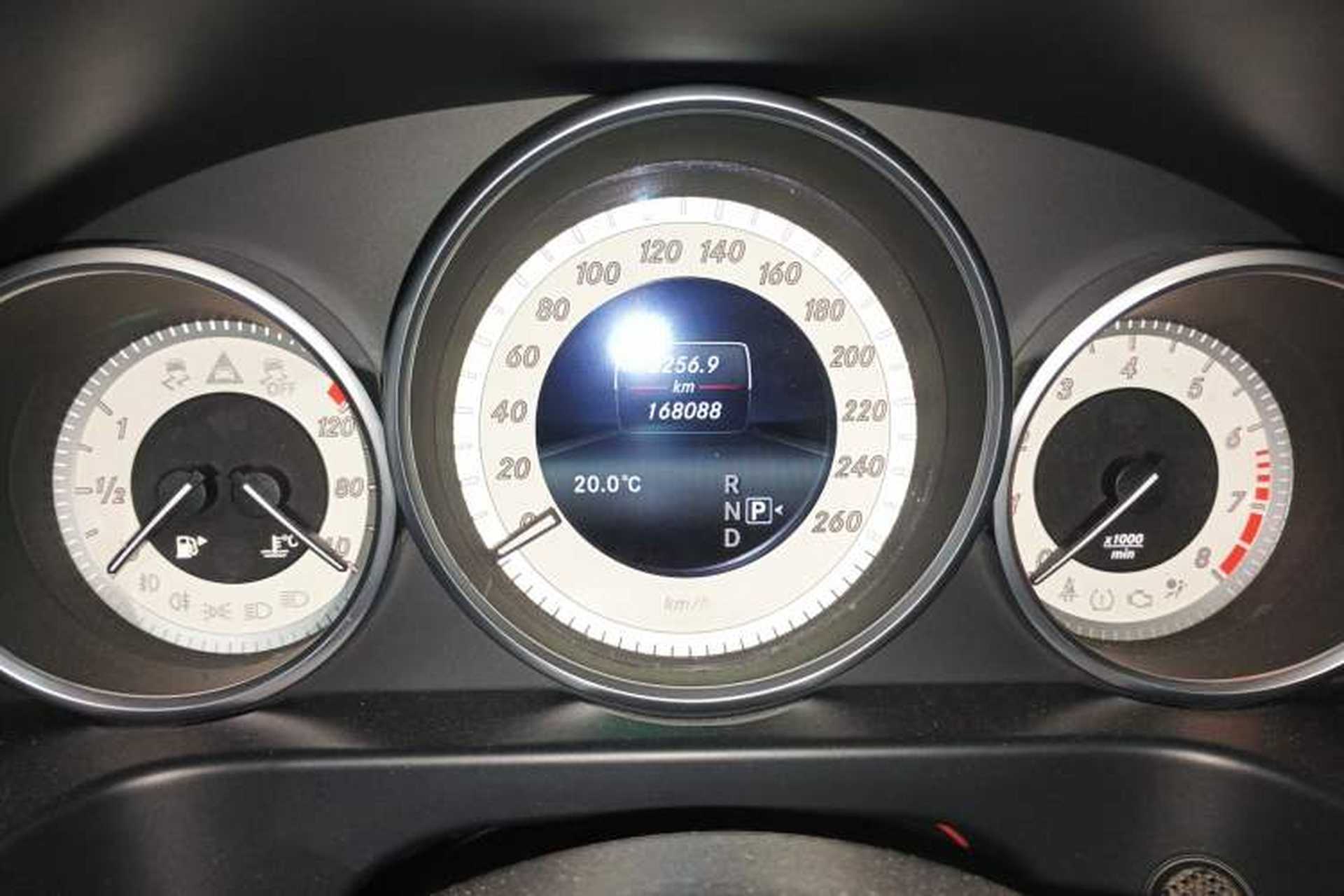 Used Mercedes-Benz E-Class 2015 E 180 L Sport Edition Odometer Close Up