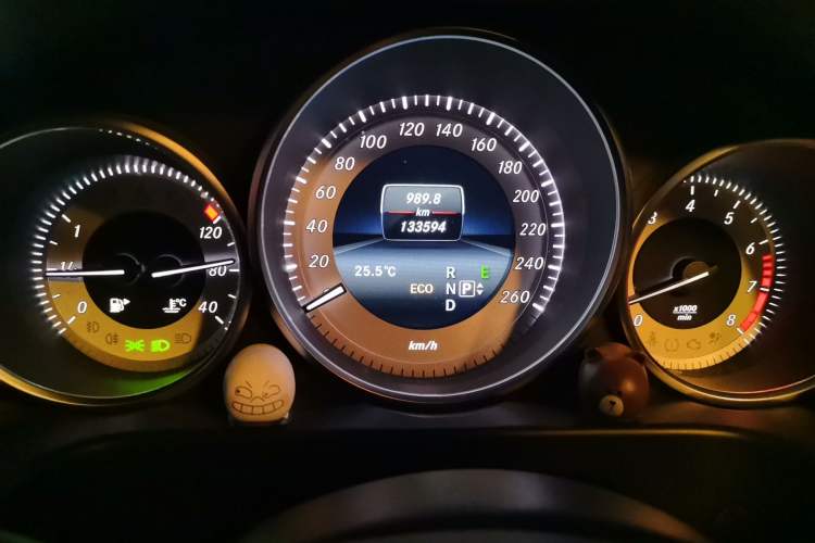 Used Mercedes-Benz E-Class 2015 Restyled E 260 L Sport Edition Odometer Close Up