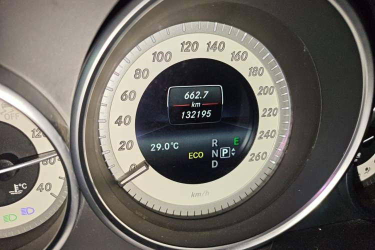 Used Mercedes-Benz E-Class 2015 Restyled E 260 L Sport Edition Odometer Close Up