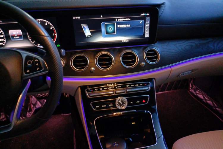 Used Mercedes-Benz E-Class 2016 E 300 L Sporty and Stylish Model Audio And AC Panel