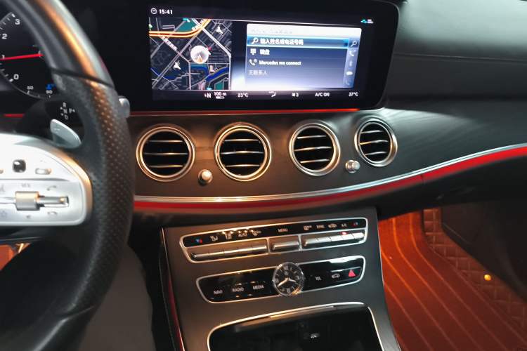 Used Mercedes-Benz E-Class 2016 E 200 L Sport Edition Audio And AC Panel
