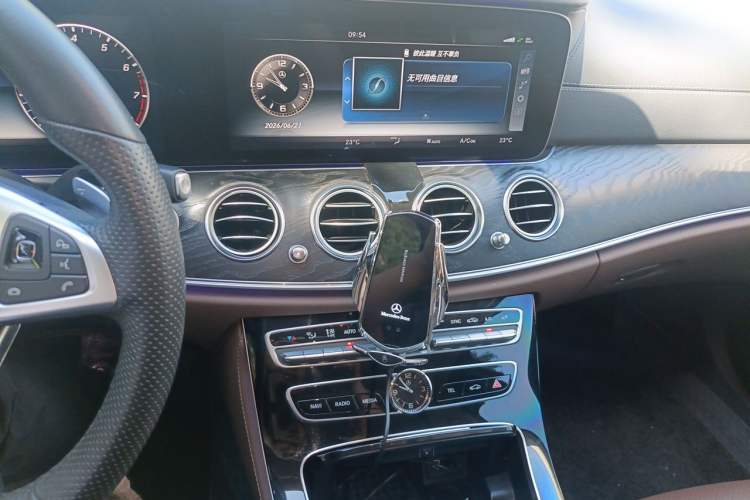Used Mercedes-Benz E-Class 2016 E 300 L Sporty and Stylish Model Audio And AC Panel