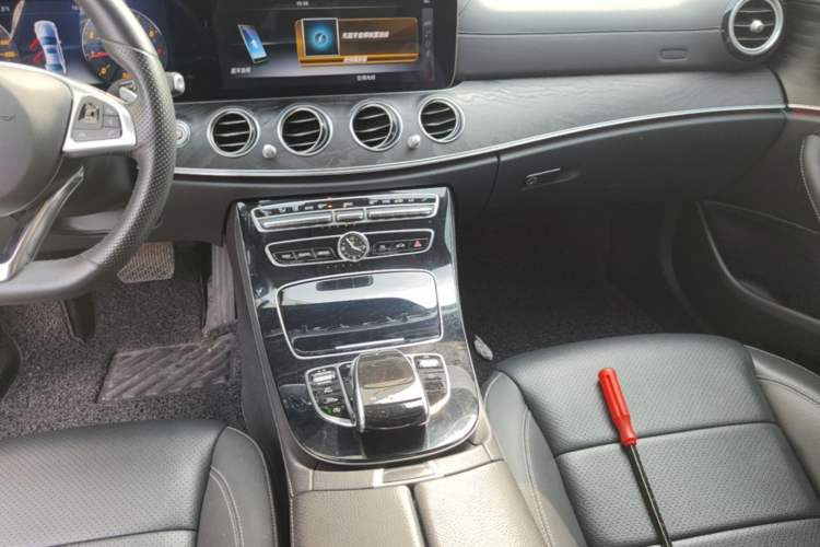 Used Mercedes-Benz E-Class 2016 E 300 L Sporty and Stylish Model Audio And AC Panel