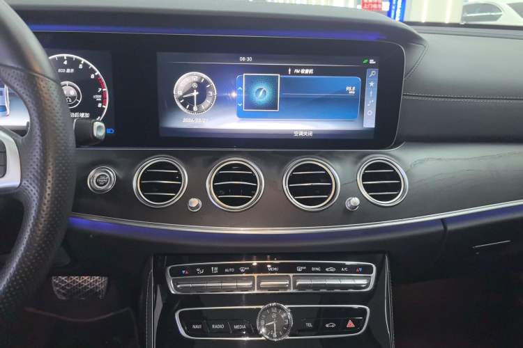 Used Mercedes-Benz E-Class 2016 E 300 L Sporty and Stylish Model Audio And AC Panel