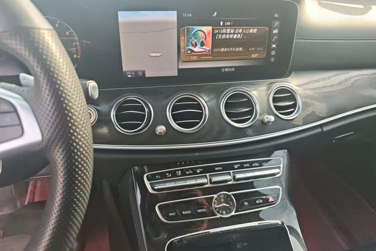 Used Mercedes-Benz E-Class 2016 E 300 L Sporty and Stylish Model Audio And AC Panel